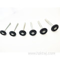 black 2*4 garage door no bearing nylon roller